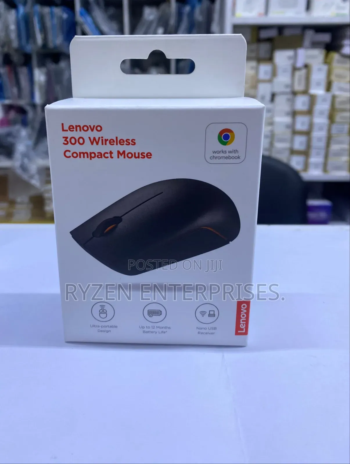 Lenovo 300 Wireless Compact Mouse