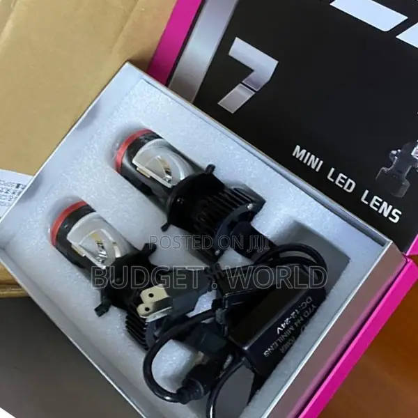 . H4 Y7 LED Projector Headlight – High Brightness Auto Bulb