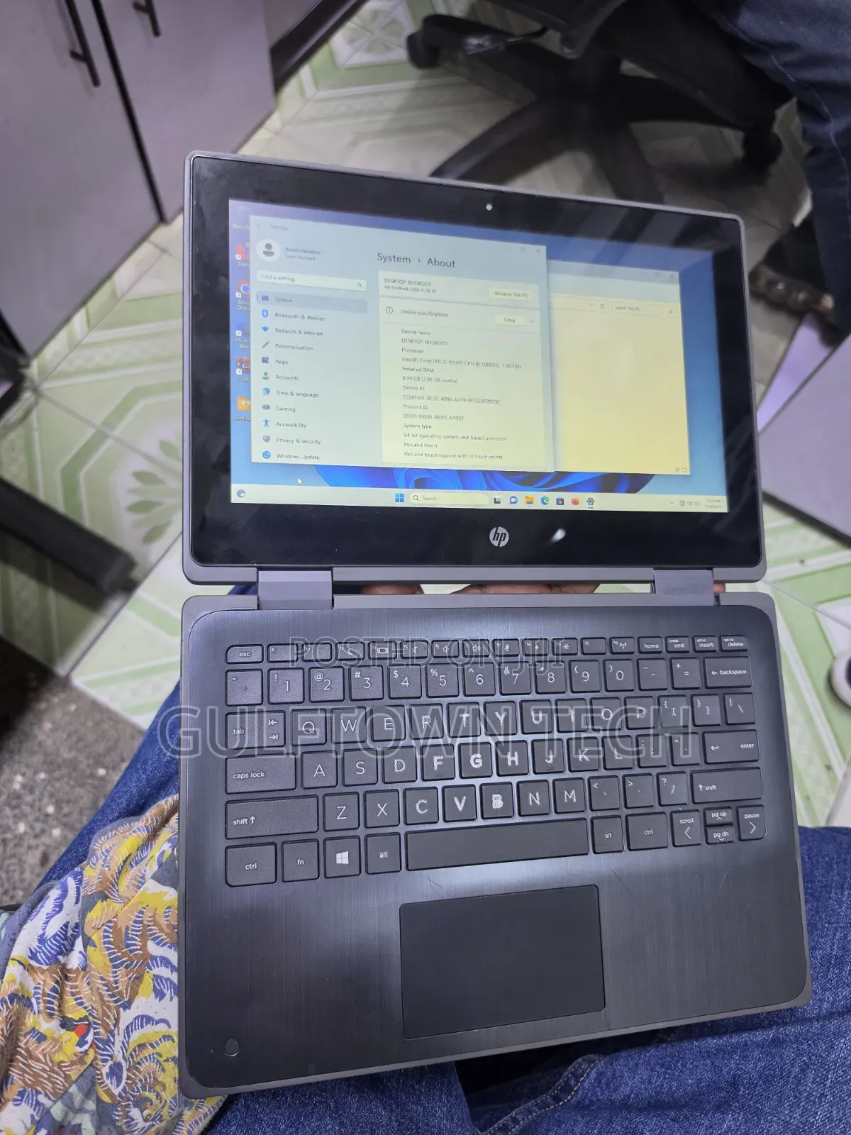 Laptop HP ProBook 11 X360 8GB Intel Core i5 SSD 128GB
