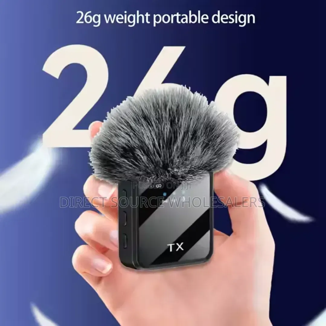 F11-2 Dual Wireless Lavalier Microphone for Video Recording