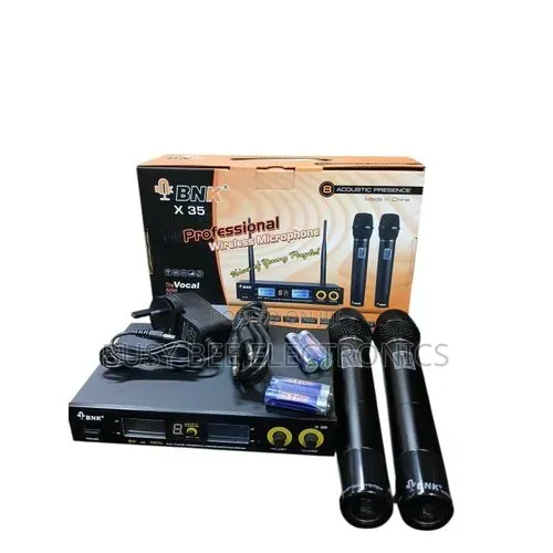 BNK X35 Professional Wireless Microphone System Dual Handheld Mic