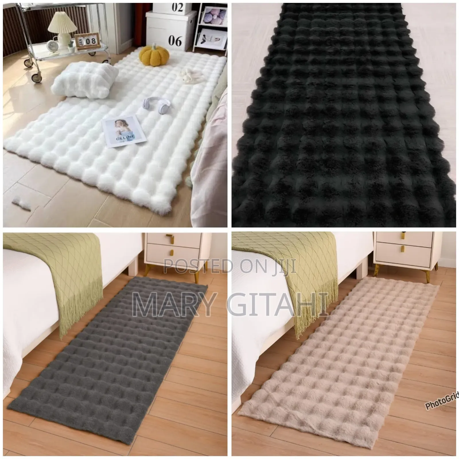 Burbbles Textured Bedside Mat