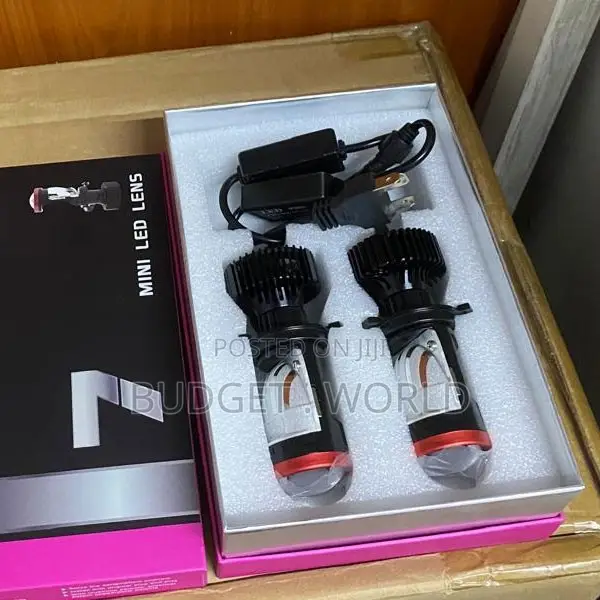 H4 Y7 LED Car Headlight – Projector Style High Brightness Bulb