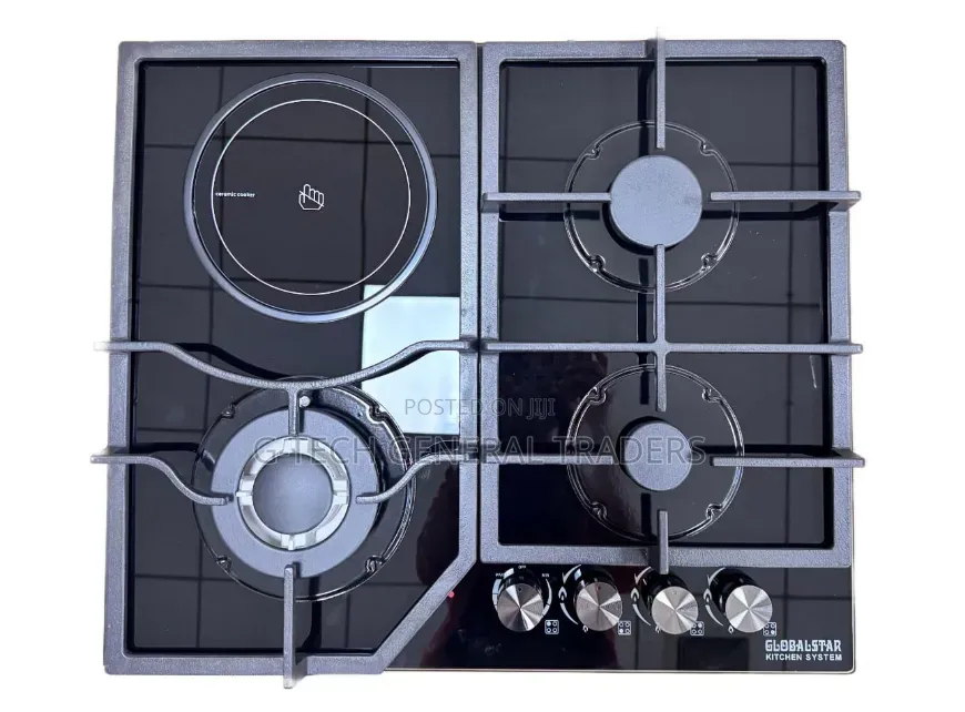 Globalstar GS-4G60 (3+1)
Gas Stove Hob Cooker(1 Year Warranty)