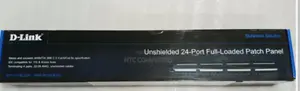 D-Link 24 Port Cat6 Utp Loaded Patch Panel NPP-C61blk241
