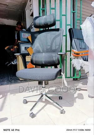 Black Orthopedic Chair