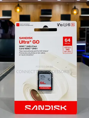 Sandisk Ultra Go SDHC and SDXC Uhs-I Card - 64gb