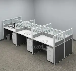 Office Workstation : 6-Person Staff Workstation
