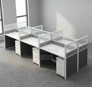 Office Workstation : 6-Person Staff Workstation