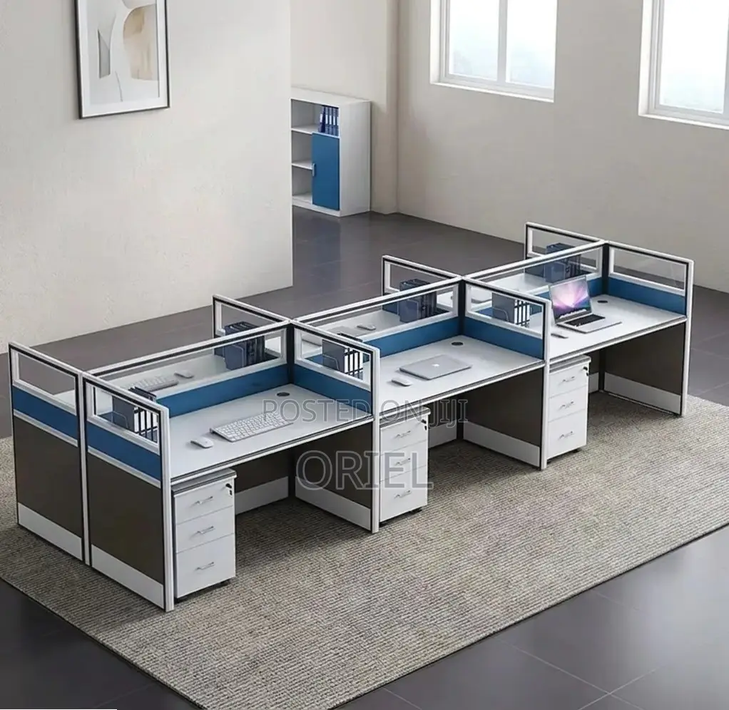 Office Workstation : 6-Person Staff Workstation