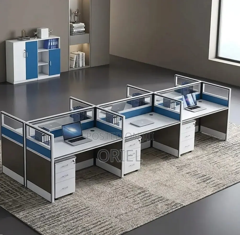 Office Workstation : 6-Person Staff Workstation