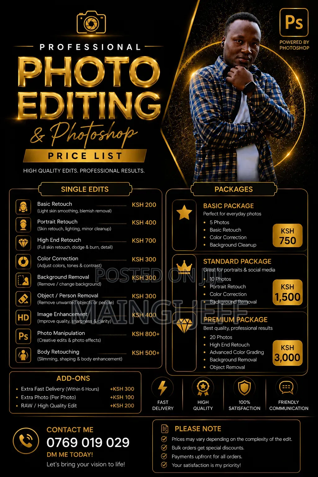 Flyers and Photo Editing