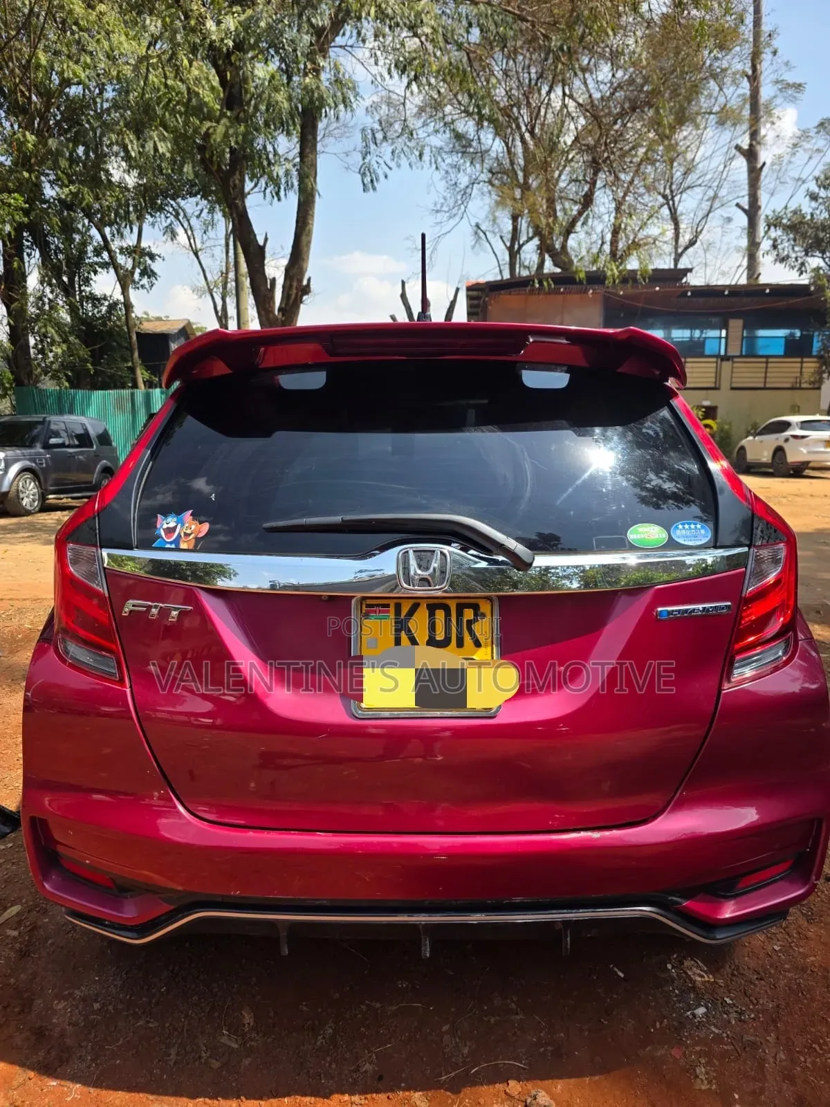 Honda Fit 2017 Maroon