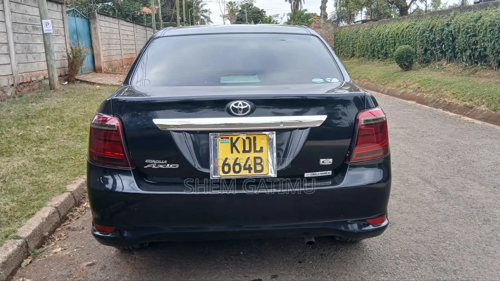 Toyota Axio 2015 Black