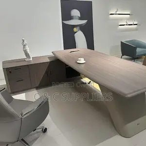Director Imported L-Shaped Table-1.8m