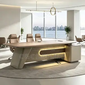 Director Imported L-Shaped Table-1.8m