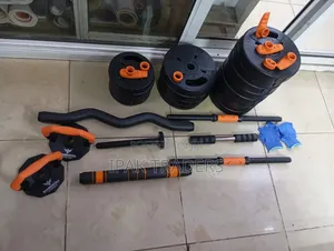 40kgs Plastic Coated Dumbbells And Kettlebells