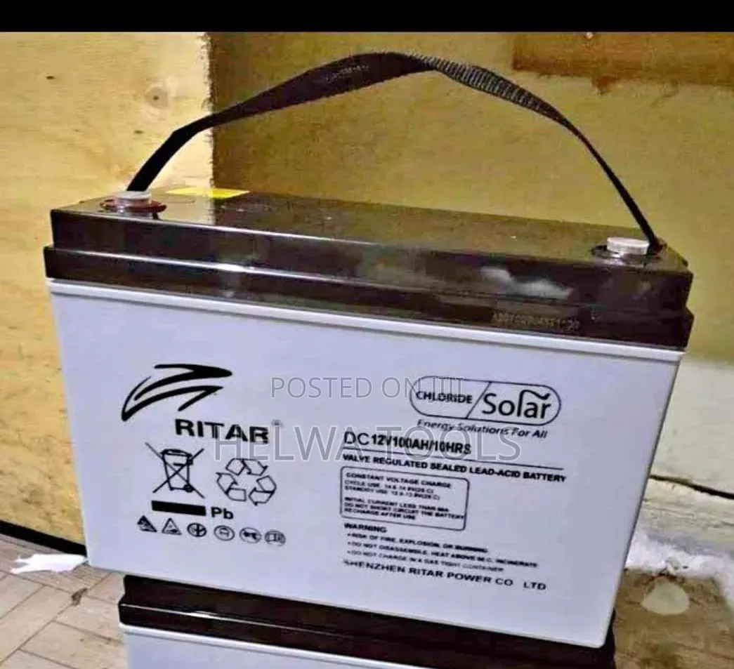 100Ah Ritar Deep Cycle Solar Battery