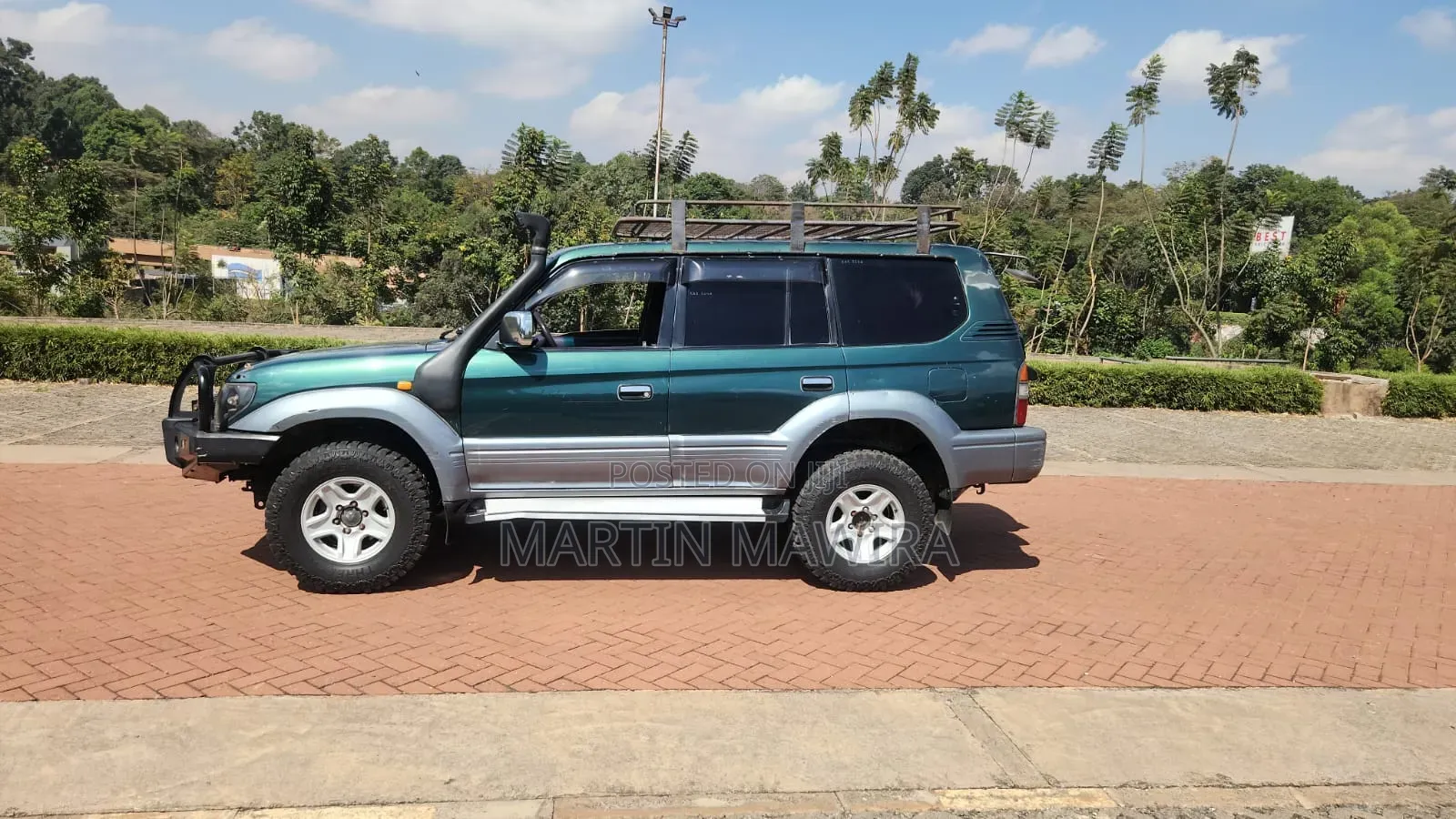 Toyota Land Cruiser Prado 1998 Green