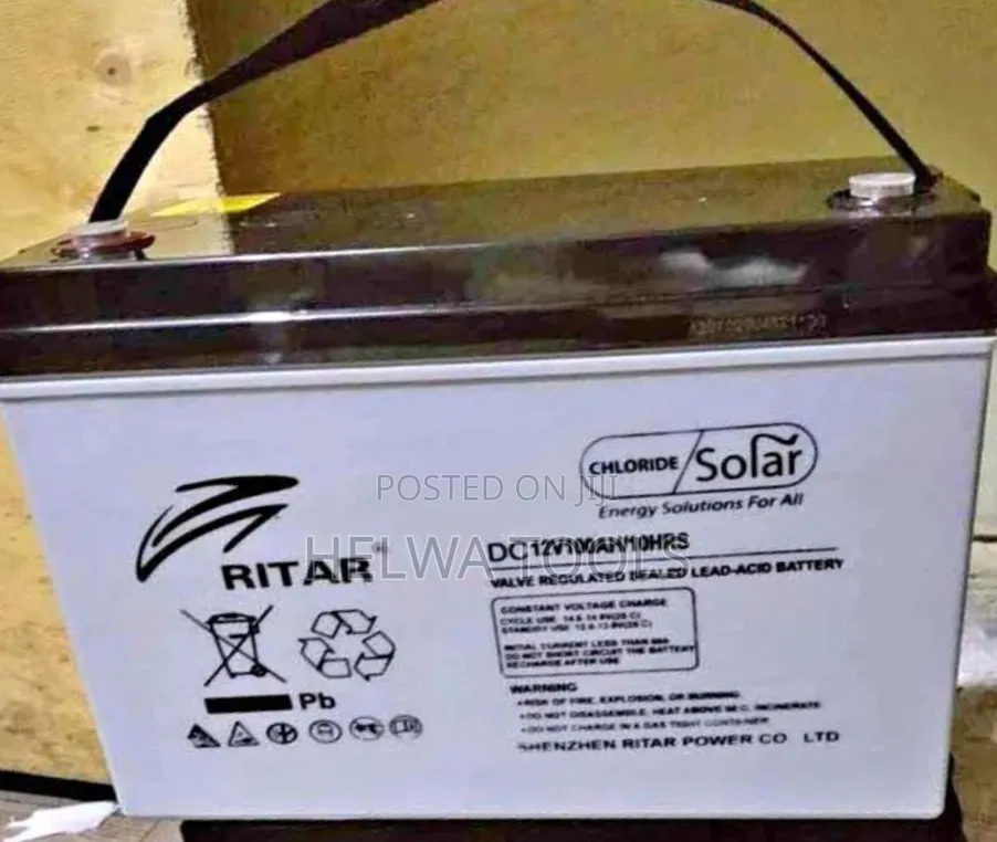 100Ah Ritar Deep Cycle Solar Battery