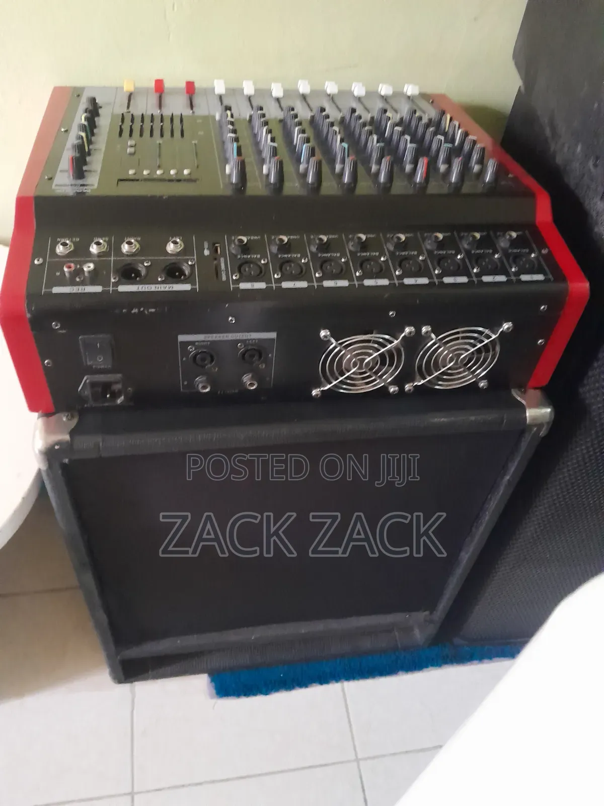Bass Speaker Powered Mixer