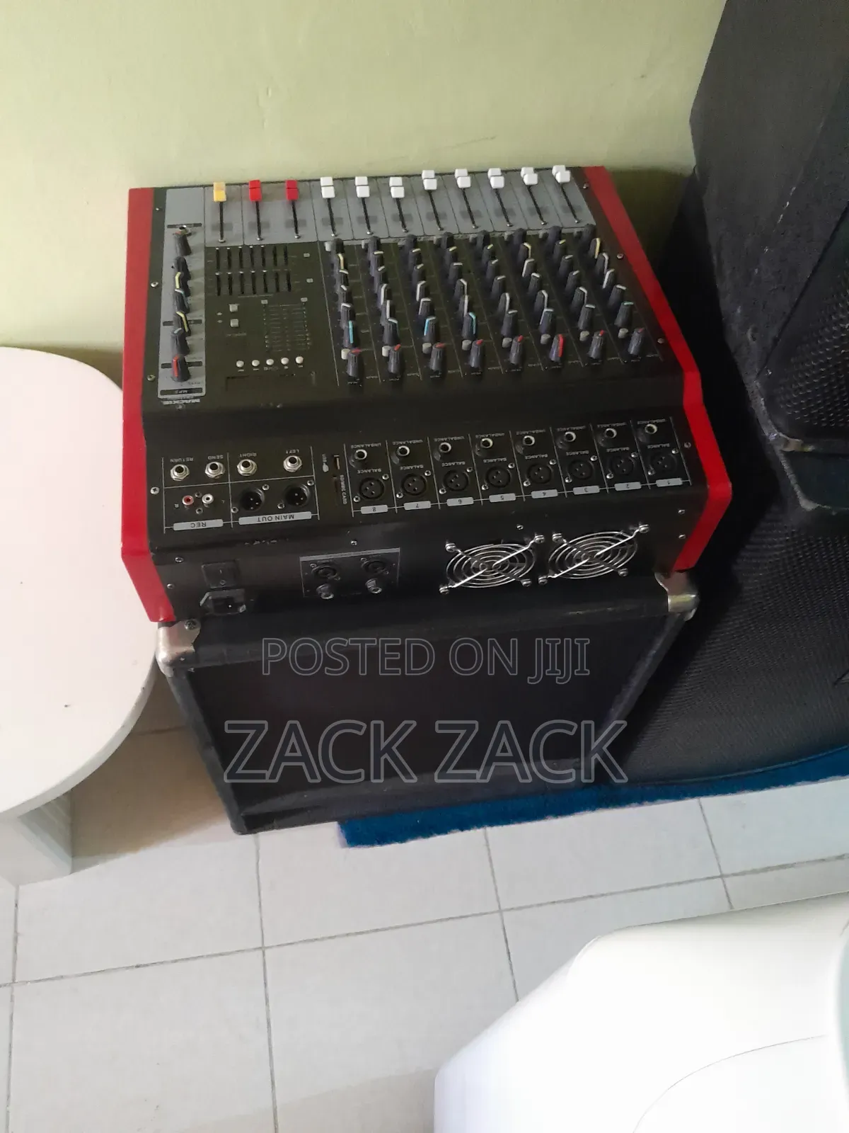 Bass Speaker Powered Mixer