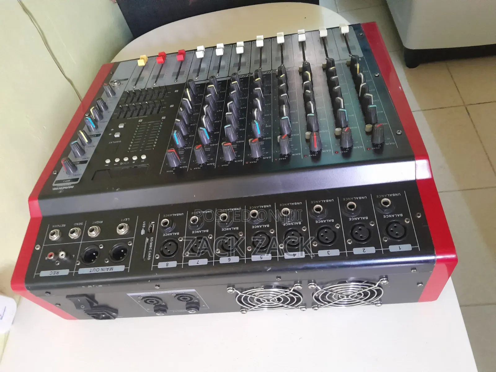 Bass Speaker Powered Mixer