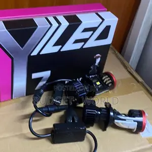 H4 Y7 LED Headlight Projector Lamp – Modern Car Lighting Bulb