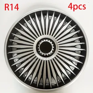 4pc 14/15" Classy Unique Plastic Wheel Caps