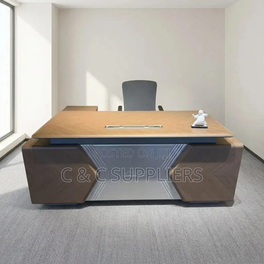 Modern Director's L-Shaped Desk-2000mm