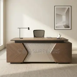 Modern Director's L-Shaped Desk-2000mm