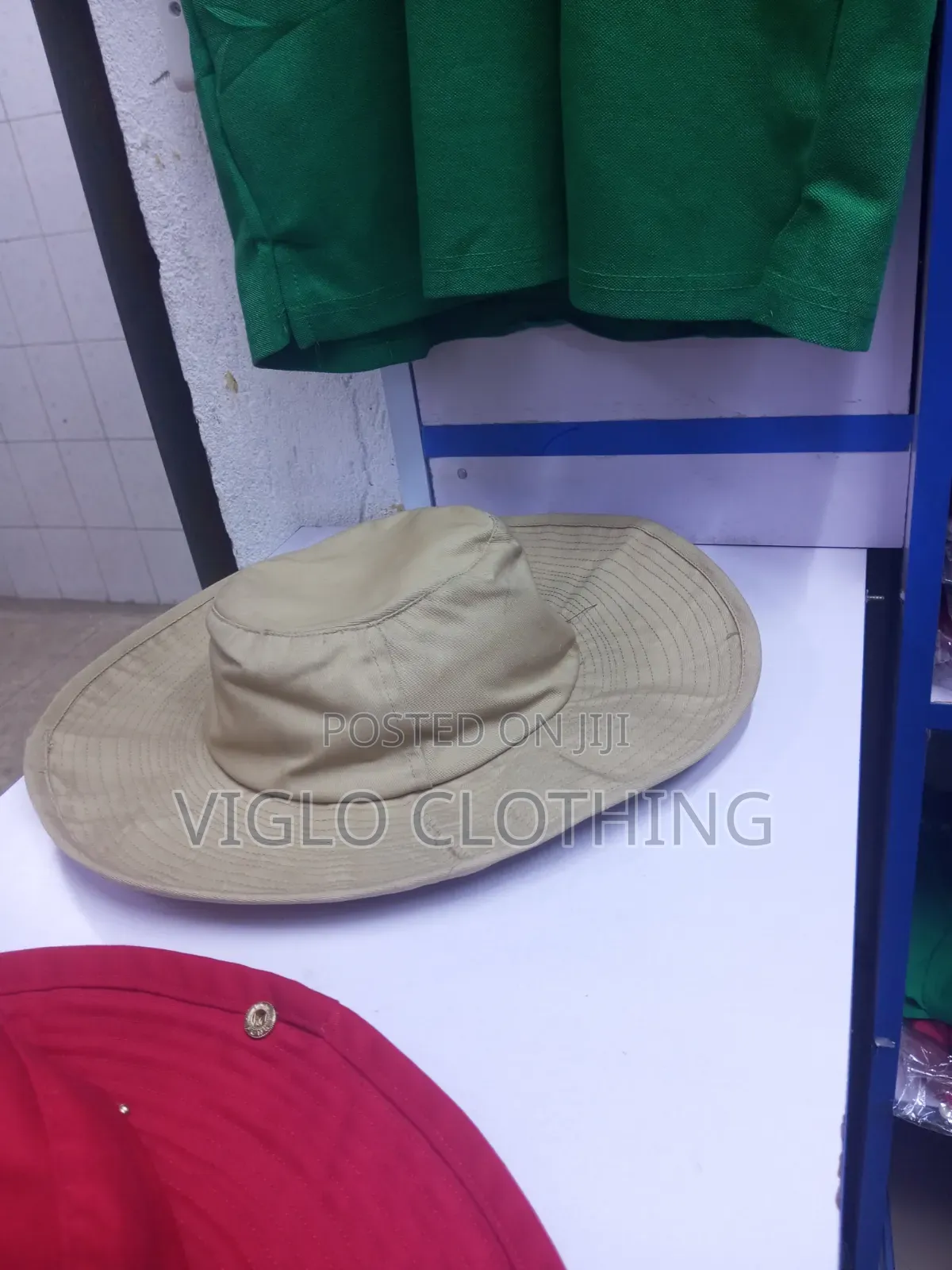 Beige Safari Hats and Bucket Hats