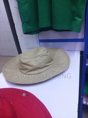 Beige Safari Hats and Bucket Hats