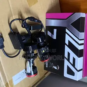 H4 Y7 LED Projector Headlight Bulb – High Brightness Car Lamp