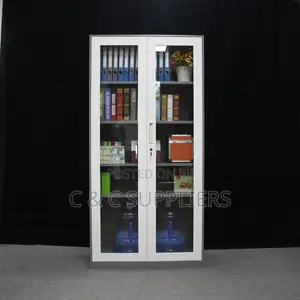 Glass Filing Cabinet.