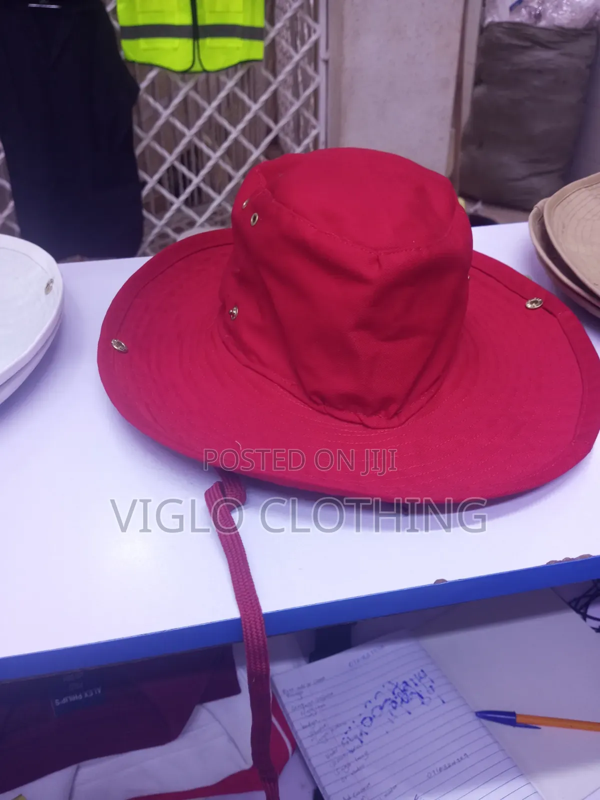 Red and Green Safari Hats