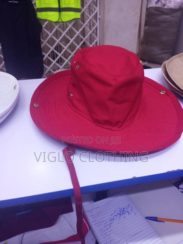 Red and Green Safari Hats