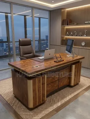 Modern 1.4m Executive Office Desk – Stylish Workspace