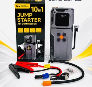 10-in-1 12V Portable Jump Starter and Air Compressor
