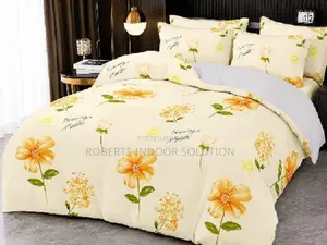 Ivory Percale Cotton Framed Duvet Cover