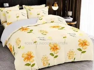 Ivory Percale Cotton Framed Duvet Cover