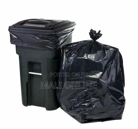 50PCS Trash Bags 60x80cm Garbage Bags Thick Bin Liners Commercial