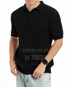 Wild Squirrel Men's Knit Polo Shirt(wholesale Only)