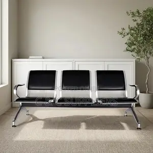 3-Link Semi Padded Airport Bench.