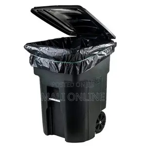 Trash Bags 60x80cm Garbage Bags 50PCS Thick Bin Liners Industrial Use