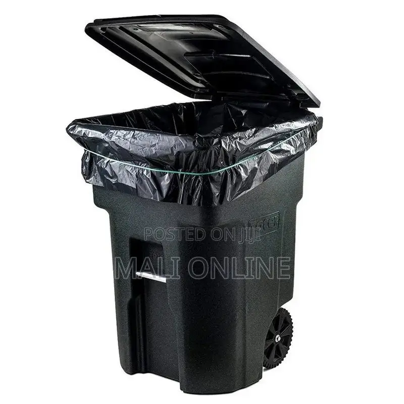 Trash Bags 60x80cm Garbage Bags 50PCS Thick Bin Liners Industrial Use