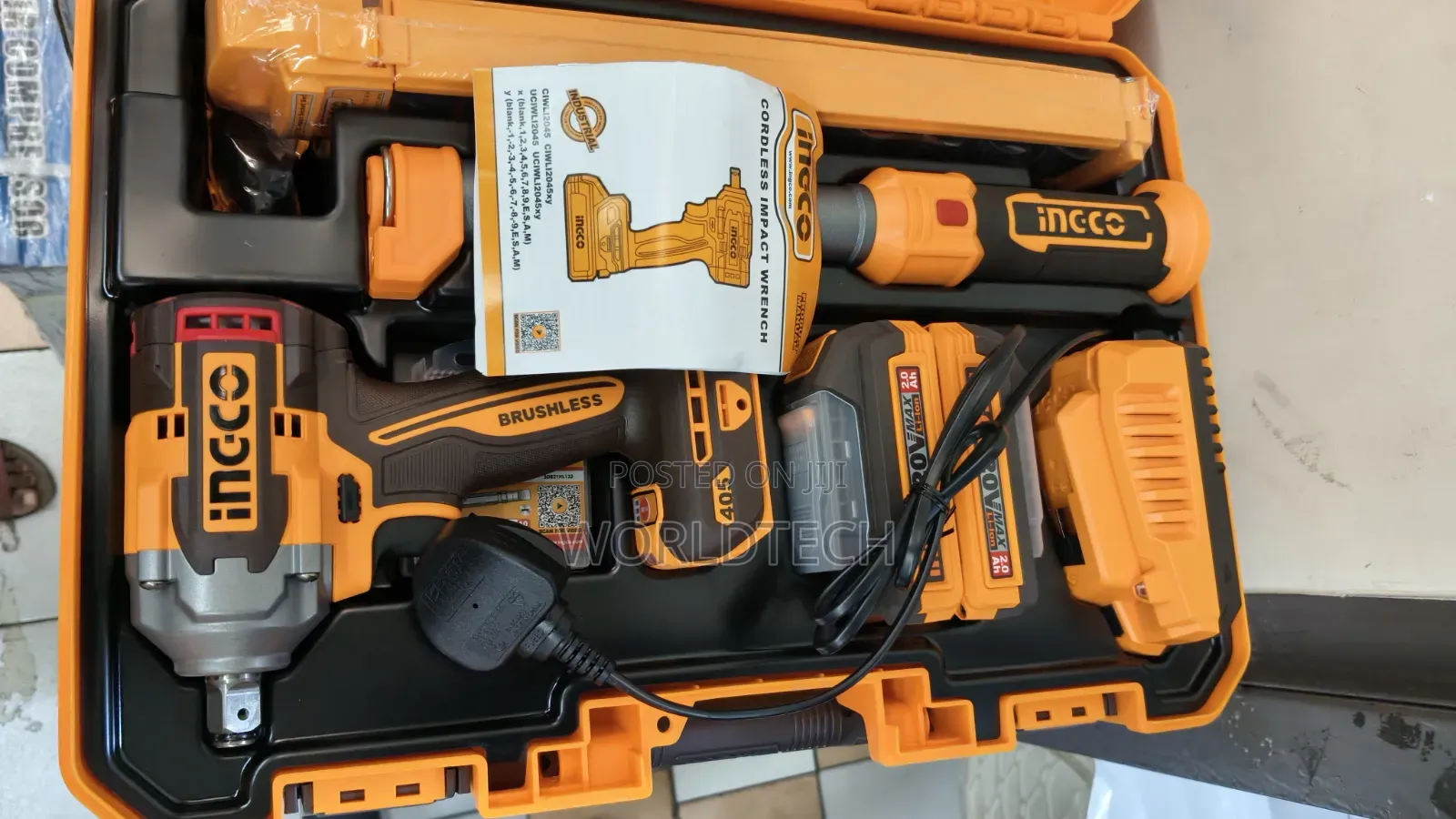 20v Cordless Incgo Impact Wrench/400nm Incgo Impact Wrench