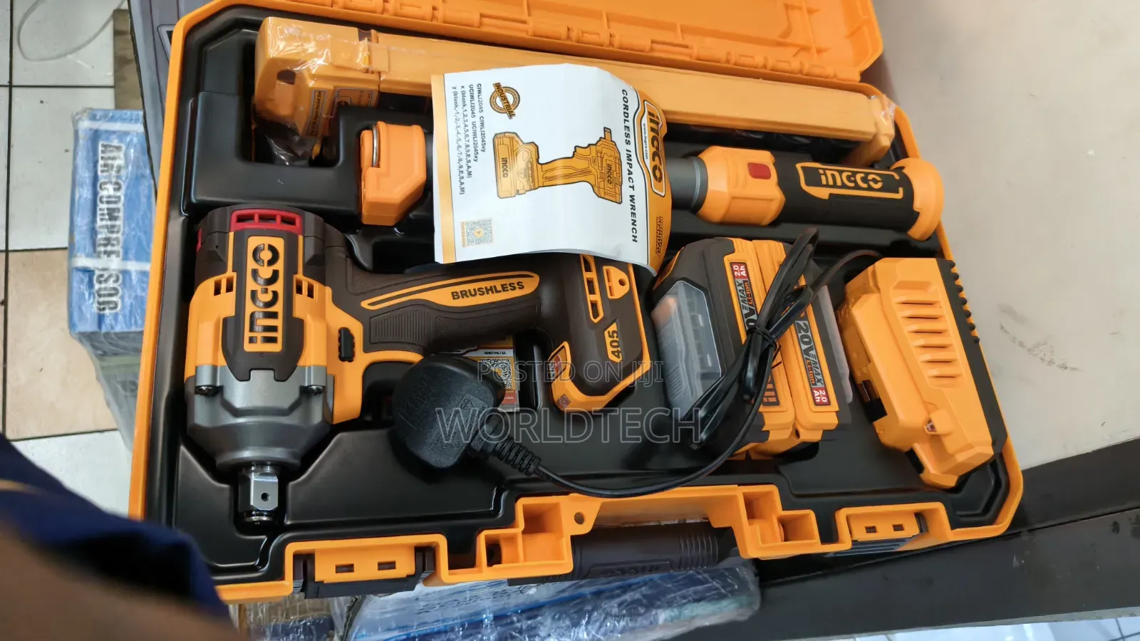 20v Cordless Incgo Impact Wrench/400nm Incgo Impact Wrench