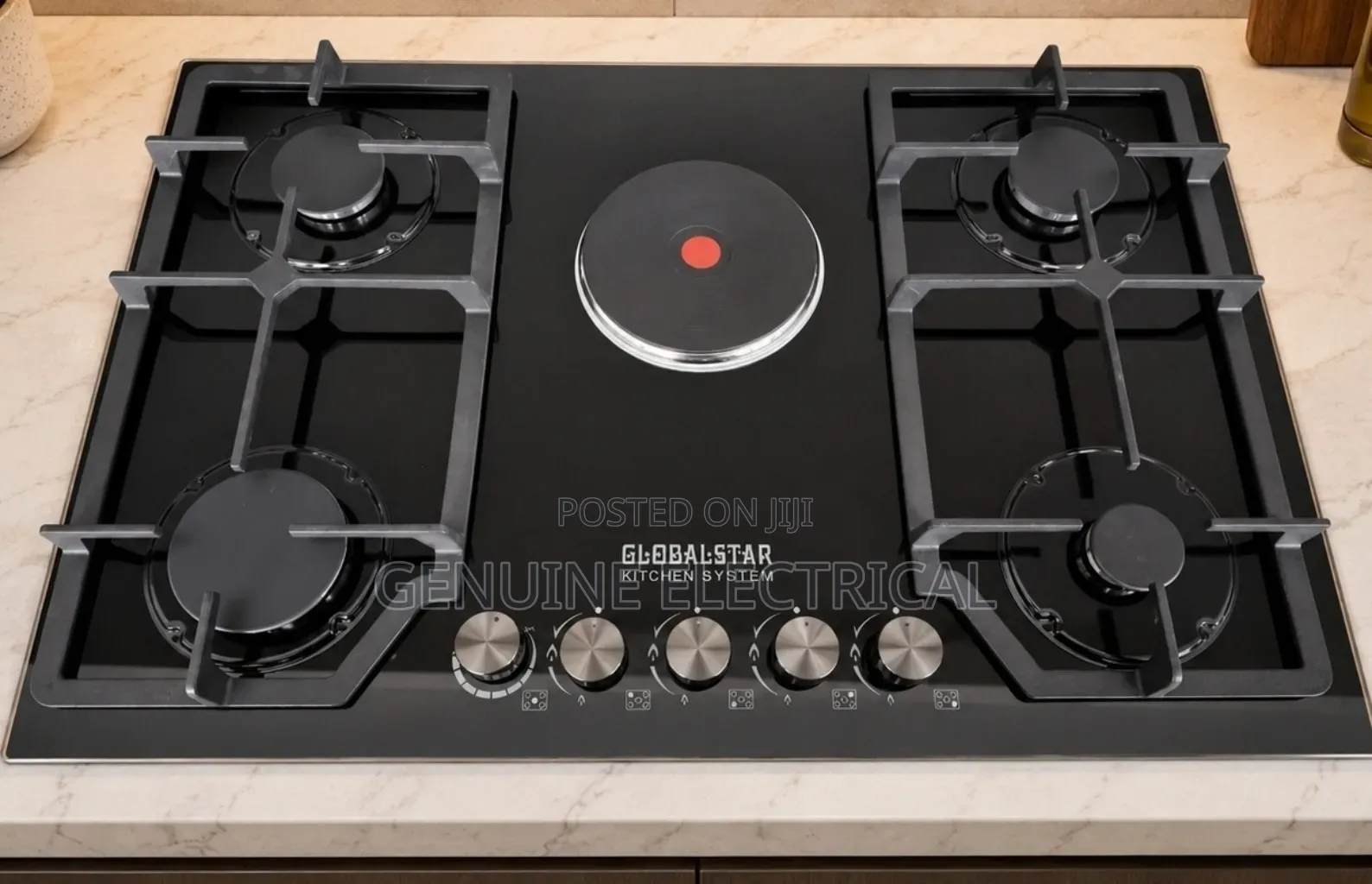 Globalstar GS-5G23 Gas Stove( 4+1) Hob Inbuilt Cooker