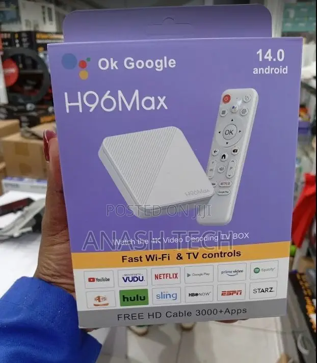 Android 14 Smart TV Box HD Streaming Media Player